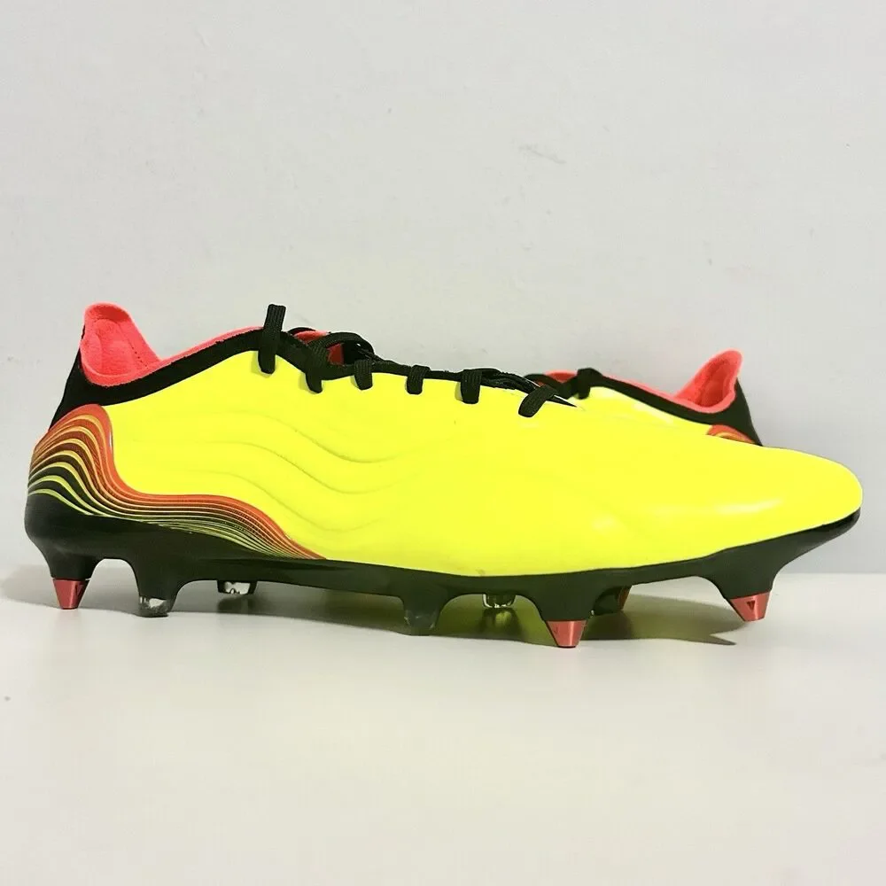 Adidas Copa Sense.1 SG “Game Data Pack” Men’s Size 12 Solar Yellow Soccer Cleats